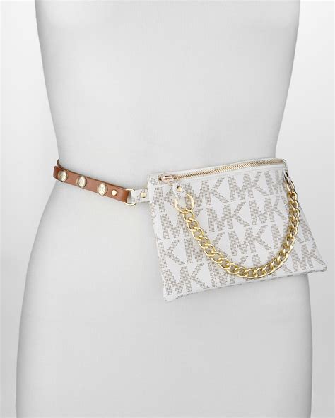 michael kors belt bag white|Michael Kors backpack 2020.